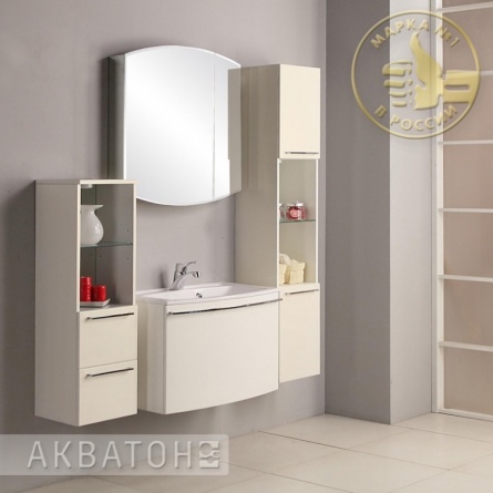 Мебель для ванной Акватон Севилья 80 белый жемчуг фото 2