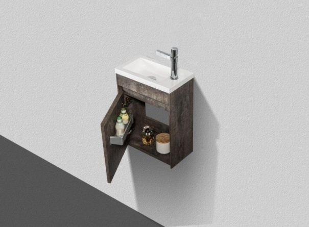 Тумба для комплекта BelBagno Pietra Mini 40 L stone фото 4