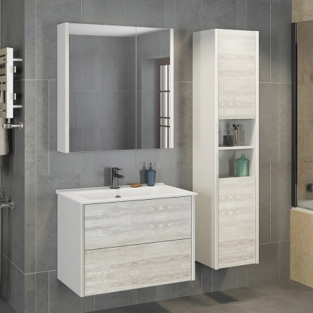 Мебель для ванной Comforty Женева 75 дуб белый фото 1