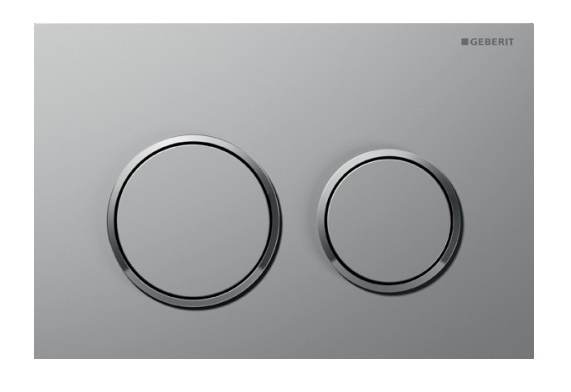 Кнопка смыва Geberit Omega 20 хром матовый фото 1