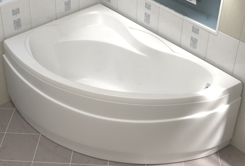Акриловая ванна Bas Вектра 150 см L с каркасом фото 4