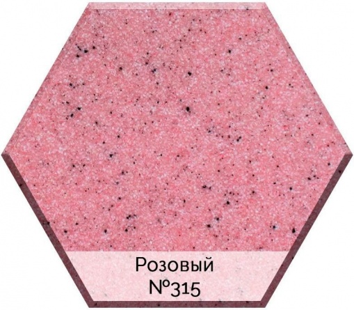 Смеситель AquaGranitEx C-1040 для кухонной мойки, розовый фото 2