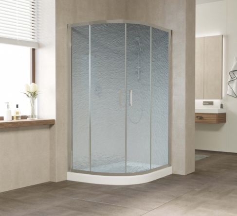 Душевой уголок Vegas Glass ZS-F 120*80 07 02 профиль матовый хром, стекло шиншилла фото 2