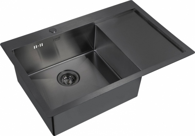 Мойка кухонная Zorg Inox PVD 7851 L grafit фото 1
