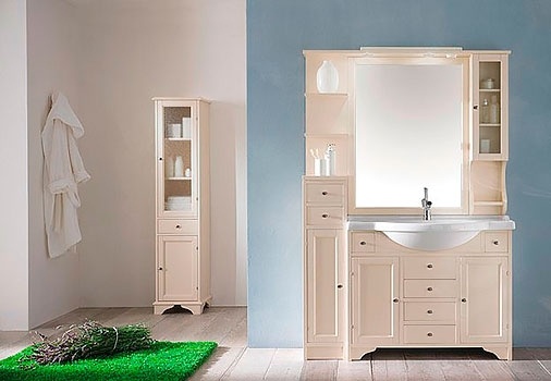 Мебель для ванной Eban Eleonora Modular 130 R белая фото 3