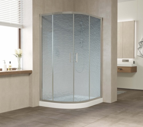 Душевой уголок Vegas Glass ZS-F 120*90 07 02 профиль матовый хром, стекло шиншилла фото 2