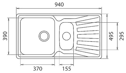Мойка кухонная GranFest Standart GF-S940KL бежевый фото 3