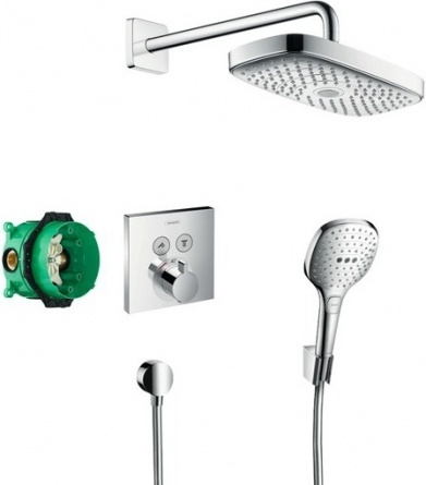 Душевой комплект Hansgrohe Raindance Select E ShowerSelect 27296000 фото 1