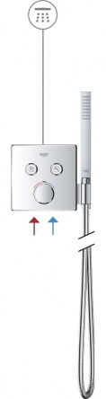 Термостат Grohe Grohtherm SmartControl 29125000 для ванны с душем фото 7