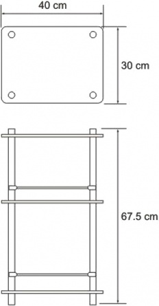 Полка Wasserkraft K-4033 фото 6
