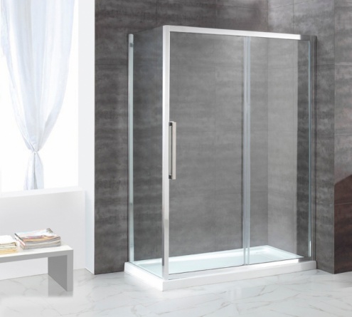 Душевой уголок Cezares Lux soft AH1 150/100 C Cr фото 6