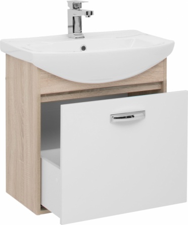Тумба для комплекта Aquanet Грейс 65 1 ящик, дуб сонома фото 3