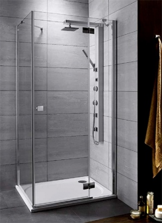 Душевой уголок Radaway Almatea KDJ 100x80 прозрачное стекло R фото 1