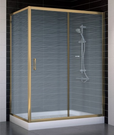 Душевой уголок Vegas Glass ZP+ZPV 140*70 05 02 стекло шиншилла, 140x70 фото 1