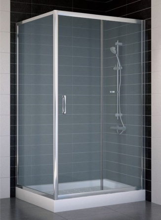 Душевой уголок Vegas Glass ZP+ZPV 100*90 08 10 стекло сатин, 100x90 фото 1
