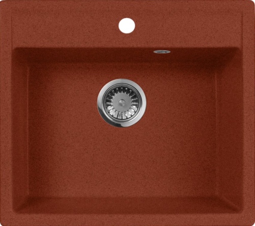 Мойка кухонная AquaGranitEx M-56 красный марс фото 1