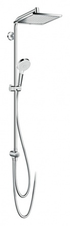 Душевая стойка Hansgrohe Crometta E 240 1jet Showerpipe Reno EcoSm 27289000 9 л фото 1