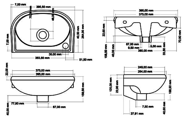 Рукомойник Santek Бриз 40 R фото 2