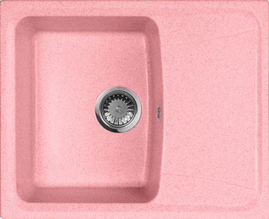Мойка кухонная AquaGranitEx M-17к розовая фото 1