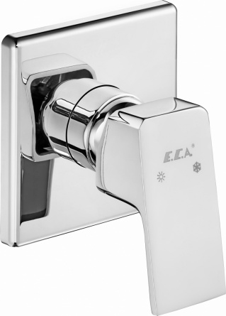 Смеситель E.C.A. Tiera 102152005 С ВНУТРЕННЕЙ ЧАСТЬЮ, для душа фото 1