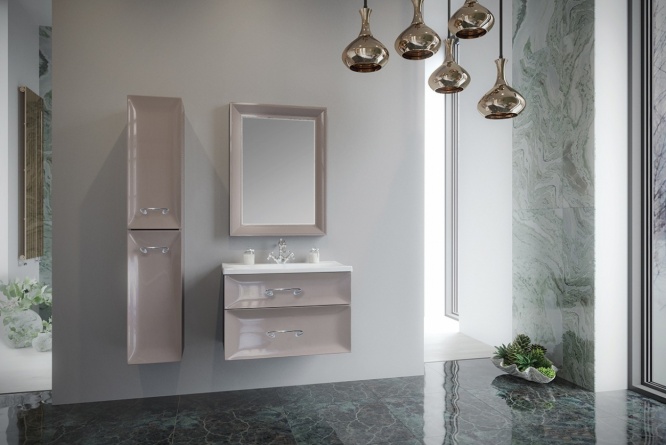 Зеркало Marka One Delice 65 cappuccino фото 2