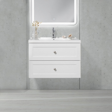 Тумба для комплекта BelBagno Dublin 75 bianco lucido фото 1