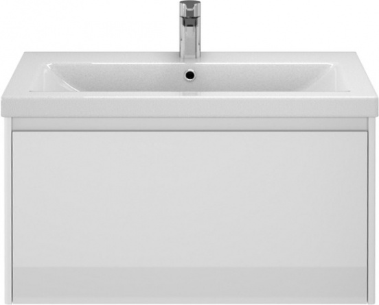 Мебель для ванной Velvex Klaufs 80.1Y белая, подвесная фото 3