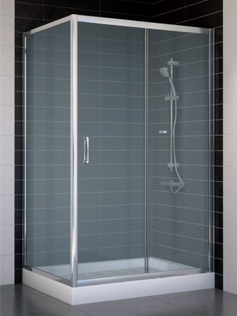 Душевой уголок Vegas Glass ZP+ZPV 110*80 08 10 стекло сатин, 110x80 фото 1