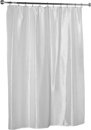 Штора для ванной Carnation Home Fashions Long Liner White защитная фото 1