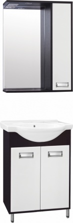 Мебель для ванной Style Line Эко Стиль W №9 60 белая/венге фото 1