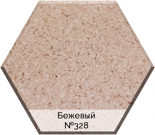 Мойка кухонная AquaGranitEx M-43 бежевая фото 3