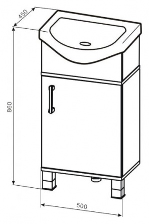 Тумба с раковиной  фото 4