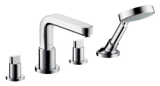Смеситель Hansgrohe Metris S  на борт ванны фото 1