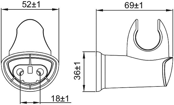 Настенный держатель Iddis 030CP00I53 фото 3