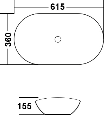 Раковина Melana MLN-7811A фото 3