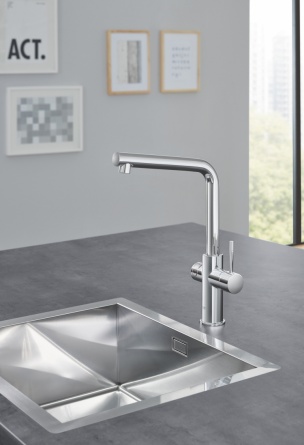 Смеситель Grohe Red II Duo 30325001 для кухонной мойки, с водонагревателем фото 3