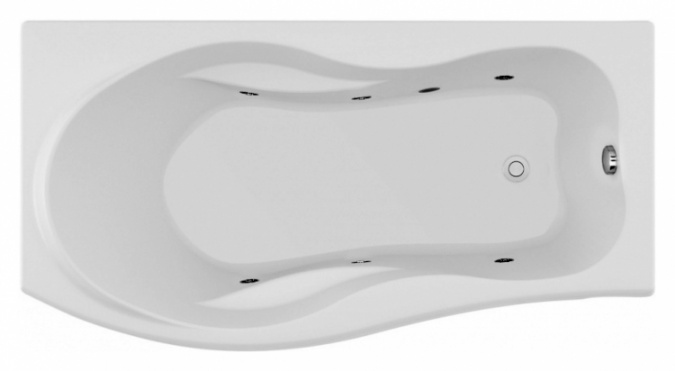 Акриловая ванна Aquanet Borneo 170x90 L фото 2