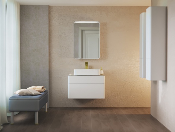 Мебель для ванной Raval Pure 80 подвесная фото 2