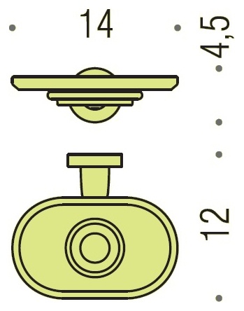 Мыльница Colombo Design Basic B2701 фото 2