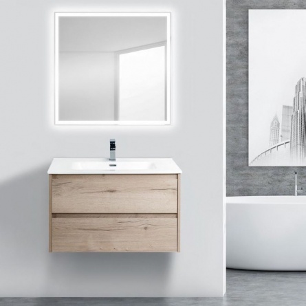 Тумба для комплекта BelBagno Kraft 80 rovere galifax bianco фото 2