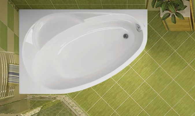 Акриловая ванна Vagnerplast Flora 150x100 L ультра-белая фото 2