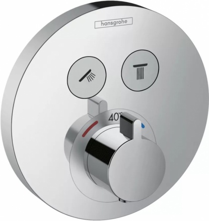 Термостат Hansgrohe ShowerSelect S 15743000 для ванны с душем фото 1