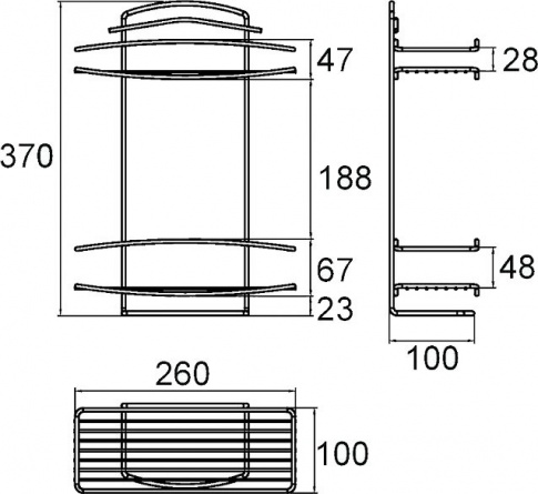 Полка Milardo 212W020M44 фото 4