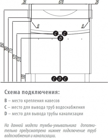 Тумба для комплекта в ванную фото 3