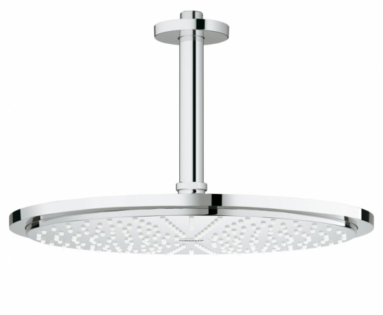 Верхний душ с кронштейном GROHE Rainshower Cosmopolitan Metal, диаметр 310 мм, потолочный кронштейн фото 1