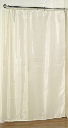 Штора для ванной Carnation Home Fashions Long Liner Ivory защитная фото 2