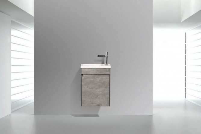 Мебель для ванной BelBagno Pietra Mini 40 R stucco cemento фото 2