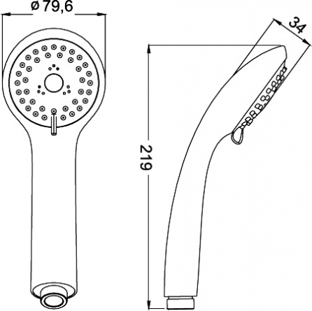 Душевая лейка Iddis A11031 фото 2