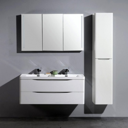 Тумба для комплекта BelBagno Ancona-N 120  bianco lucido подвесная фото 2