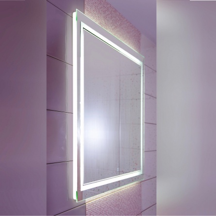 Зеркало Бриклаер Эстель-2 60 с подсветкой, сенсор на зеркале фото 2